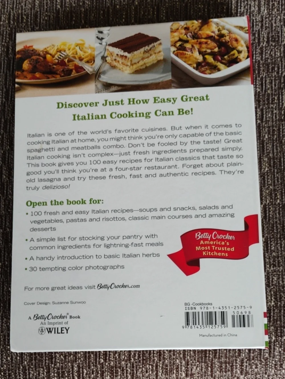 Betty Crocker Cookbook